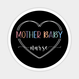 Groovy Mother Baby Nurse Women Nurse Week Magnet